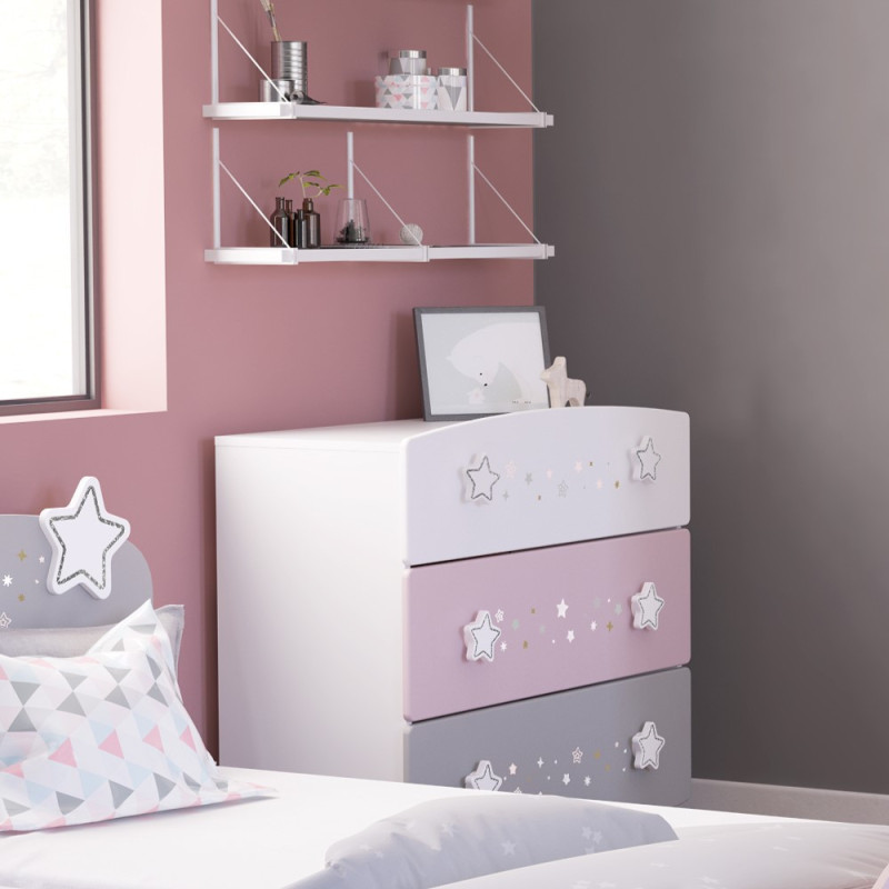 Bērnu istabas sideboard, kas padarīs telpu spilgtāku (#1731)