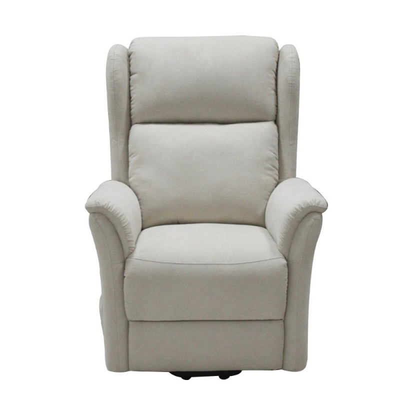 Fabric-upholstered relax chair with lean-forward feature (#2091)