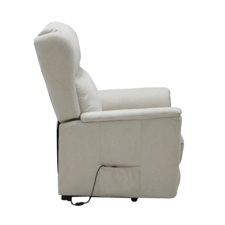 Fabric-upholstered relax chair with lean-forward feature (#2091)