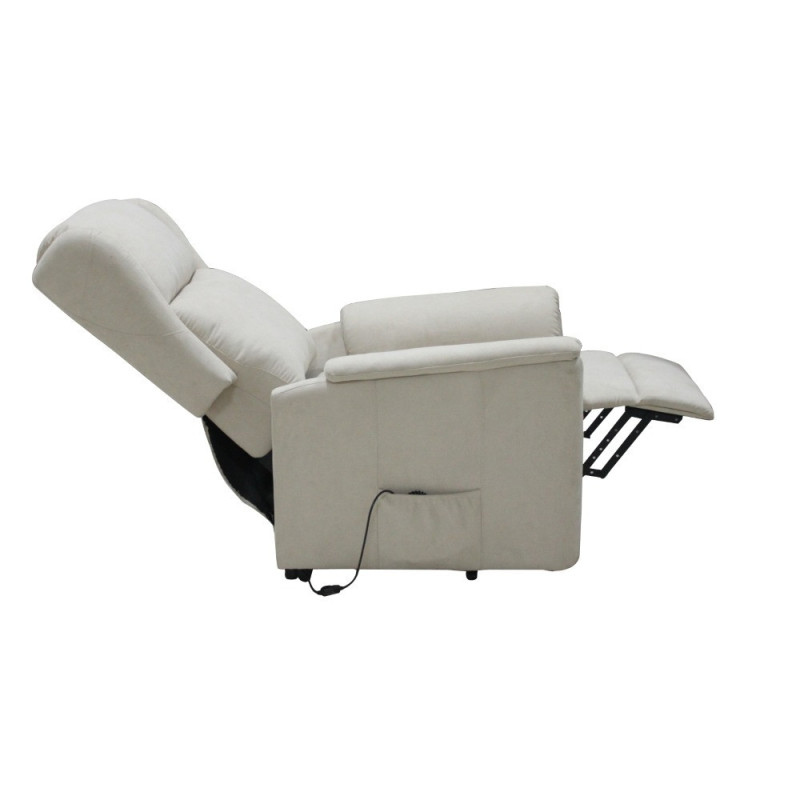 Fabric-upholstered relax chair with lean-forward feature (#2091)