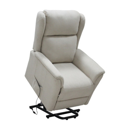 Fabric-upholstered relax chair with lean-forward feature (#2091)
