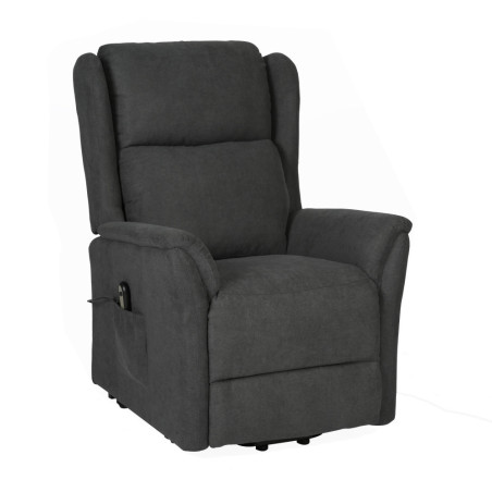 Fabric-upholstered relax chair with lean-forward feature (#2091)