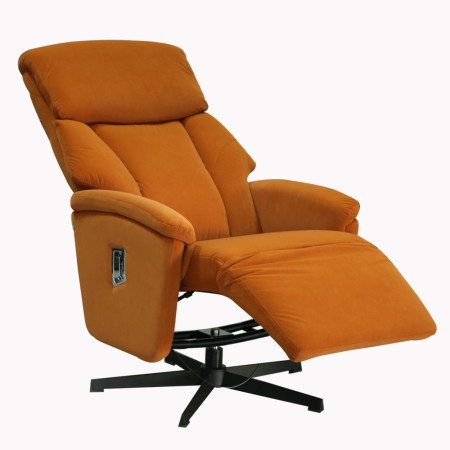 Elegant armchair made of velvet with a relax function (#2109)