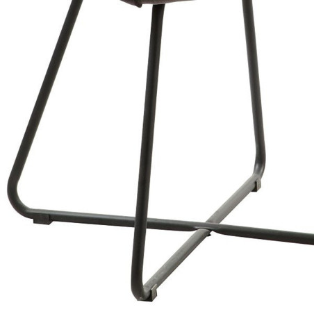 Pikēta spilvenu ar apmušinātu atzveltni ēdamistabas krēsls (#2202)