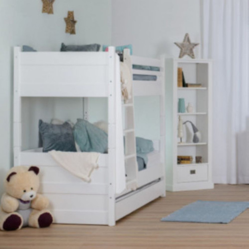 Cube cabinet with soft-close drawer and four shelves (#2272)