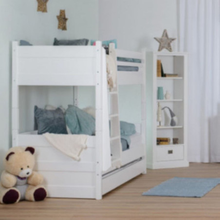 Cube cabinet with soft-close drawer and four shelves (#2272)