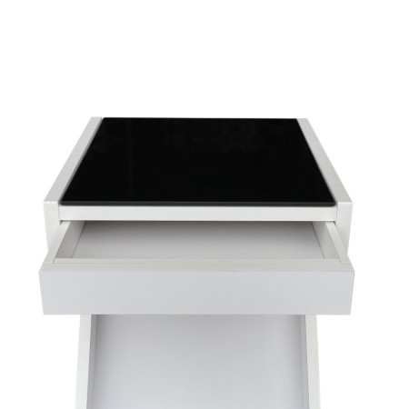 Practical coffee table with interesting form (#2568)