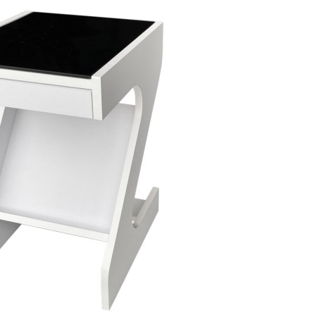 Practical coffee table with interesting form (#2568)