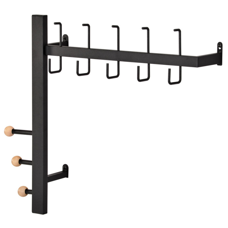 Wall hanger made of two bars and out of steel (#2578)