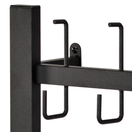 Wall hanger made of two bars and out of steel (#2578)