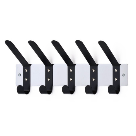 Modern wall hanger in combination of black and silver colour (#2579)