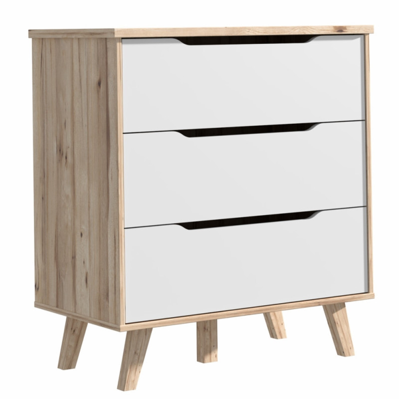 Modern sideboard in sonoma oak and white color (#2587)