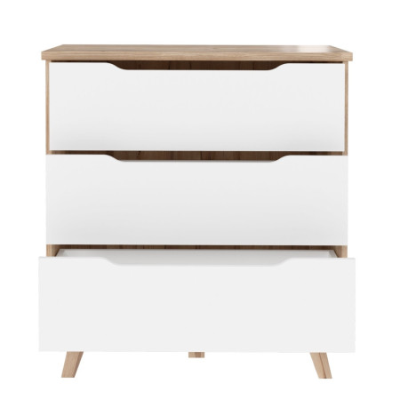 Modern sideboard in sonoma oak and white color (#2587)