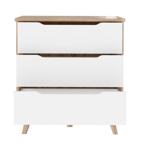 Modern sideboard in sonoma oak and white color (#2587)