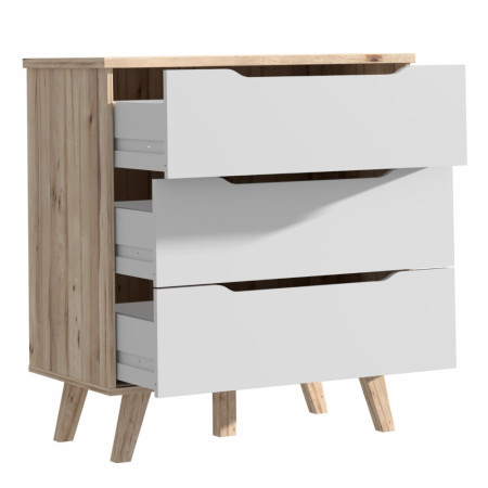 Modern sideboard in sonoma oak and white color (#2587)