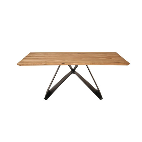 Rustic table top with a Swiss edge (#2598)