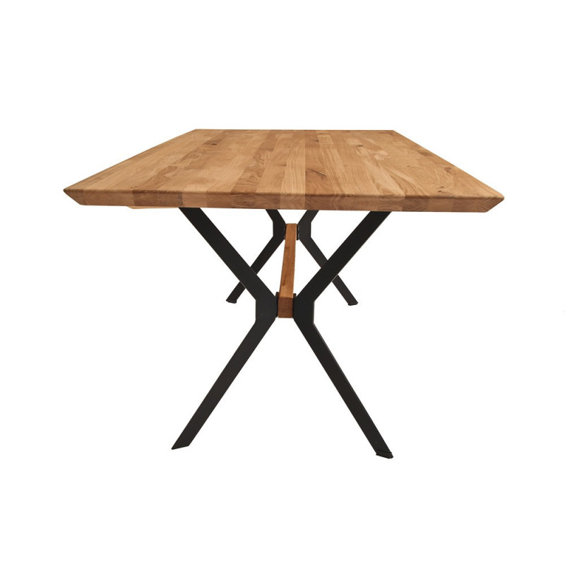 Rustic table top with a Swiss edge (#2598)