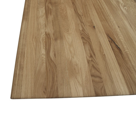 Rustic table top with a Swiss edge (#2598)