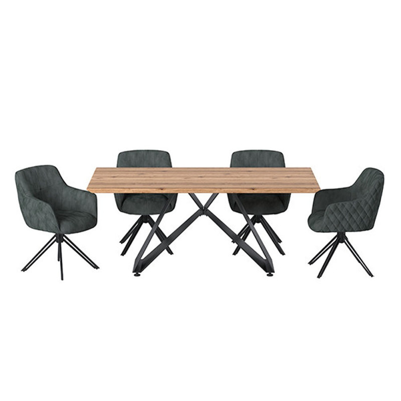 Rustic table top with a Swiss edge (#2598)