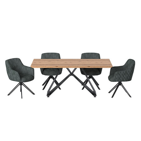 Rustic table top with a Swiss edge (#2598)