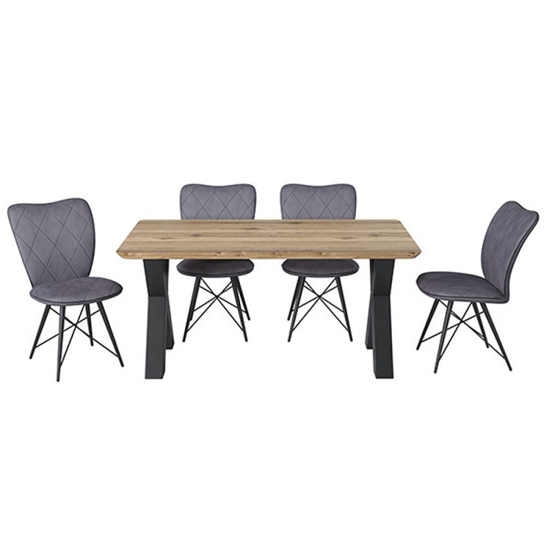 Rustic table top with a Swiss edge (#2598)