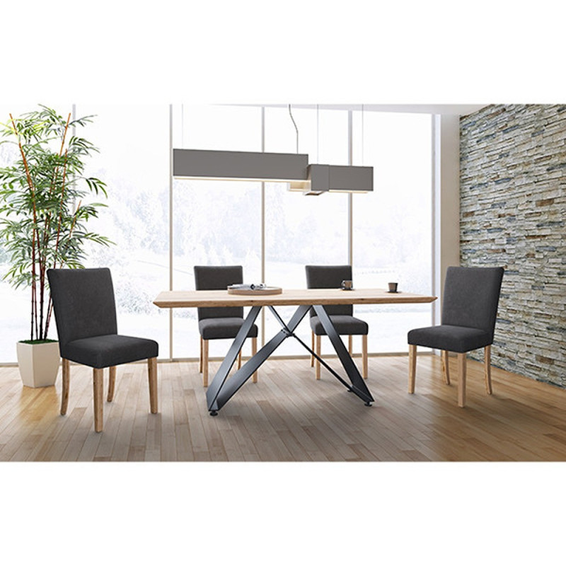 Rustic table top with a Swiss edge (#2598)