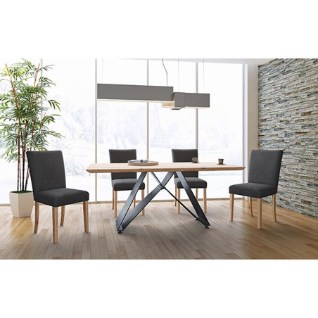 Rustic table top with a Swiss edge (#2598)