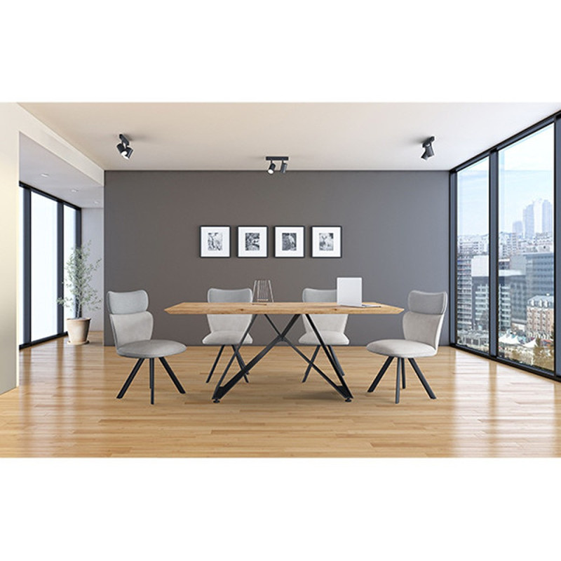 Rustic table top with a Swiss edge (#2598)