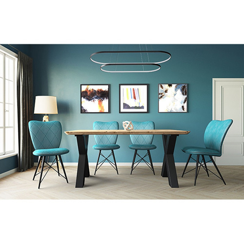 Rustic table top with a Swiss edge (#2598)