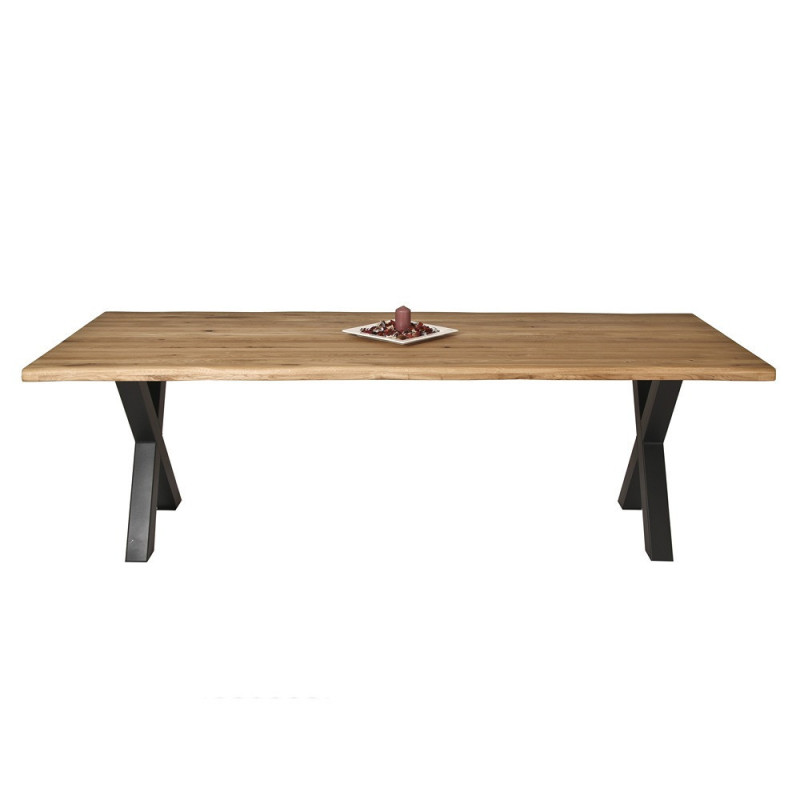 X-shaped metallic table legs (#2601)