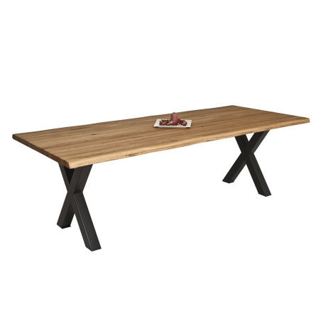 X-shaped metallic table legs (#2601)