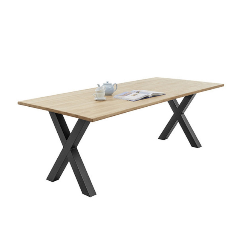 X-shaped metallic table legs (#2601)