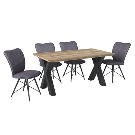 X-shaped metallic table legs (#2601)