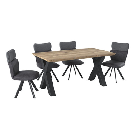 X-shaped metallic table legs (#2601)