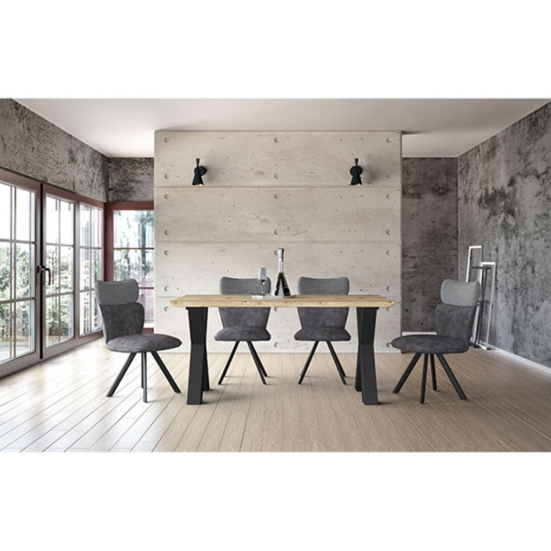 X-shaped metallic table legs (#2601)