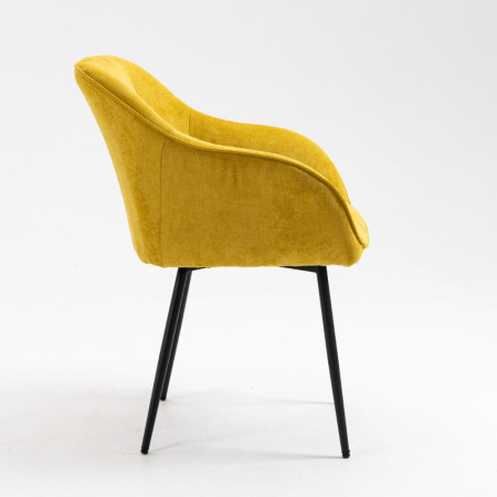 Dining chair with built-in armrests (#3106)