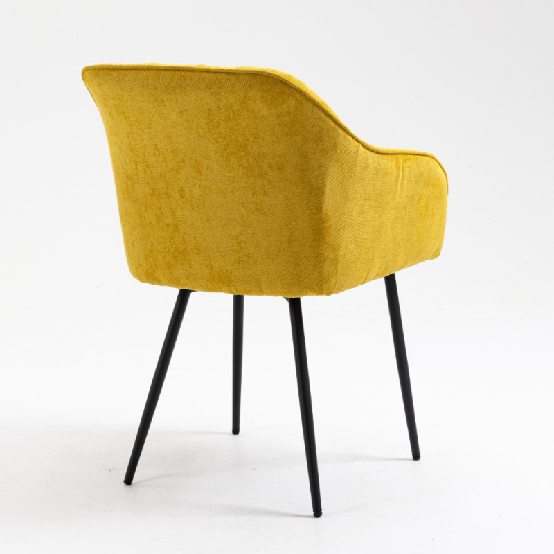 Dining chair with built-in armrests (#3106)