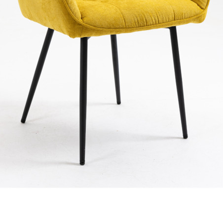 Dining chair with built-in armrests (#3106)