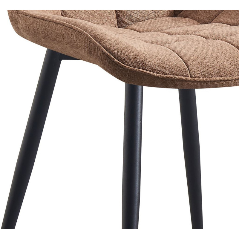 Elegant dining chair with quilted upholstery (#3129)