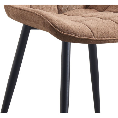 Elegant dining chair with quilted upholstery (#3129)