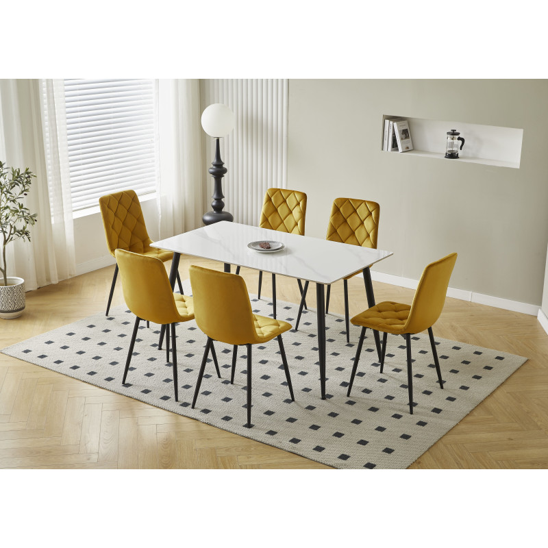 Ceramic dining table available in multiple sizes (#3174)