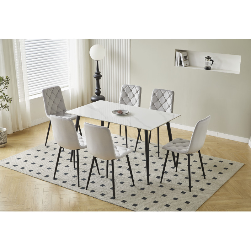 Ceramic dining table available in multiple sizes (#3174)