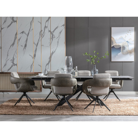 Dining chair with a futuristic design (#3188)