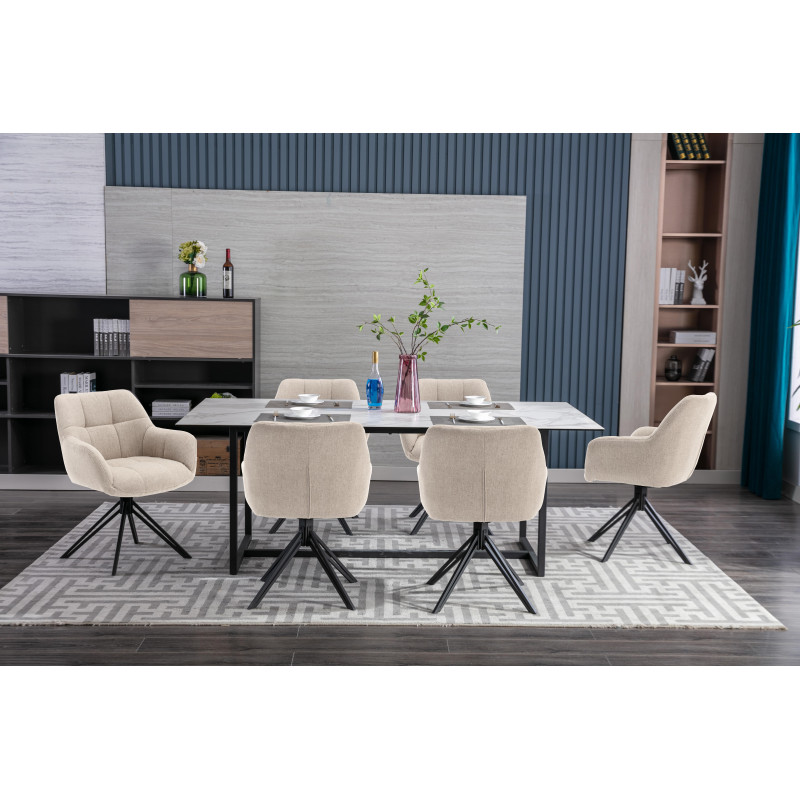 Comfortable dining chair with armrests (#3300)