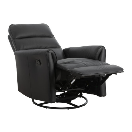 Luxurious relax chair upholstered in cow leather (#3340)