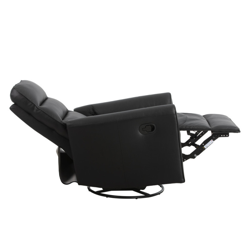 Luxurious relax chair upholstered in cow leather (#3340)