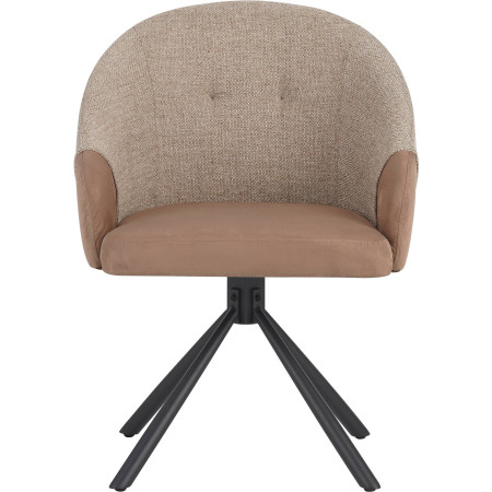 Upholstered dining chair with swivel function (#3364)