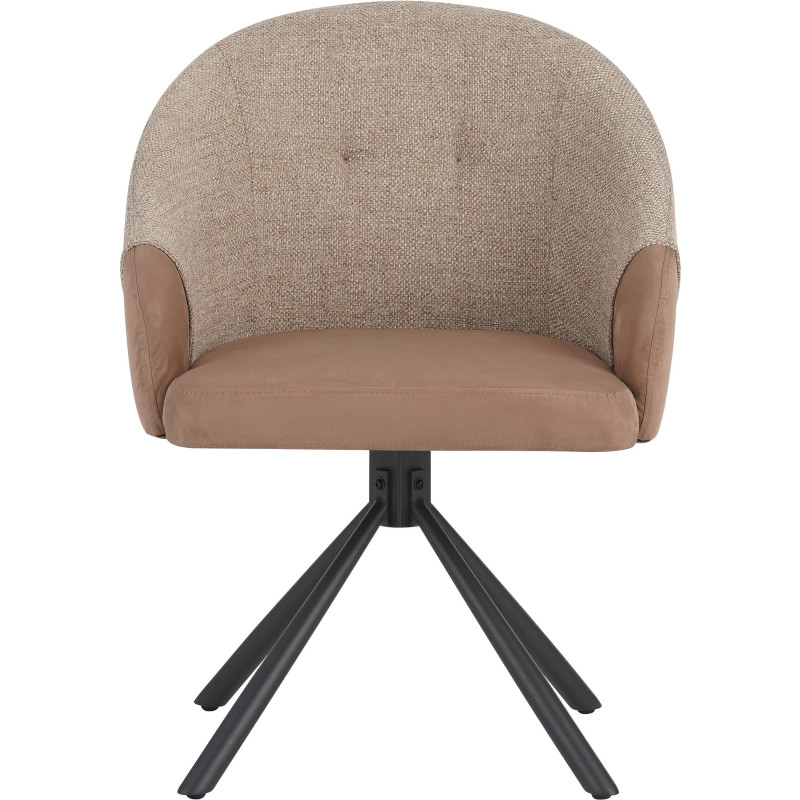 Upholstered dining chair with swivel function (#3364)