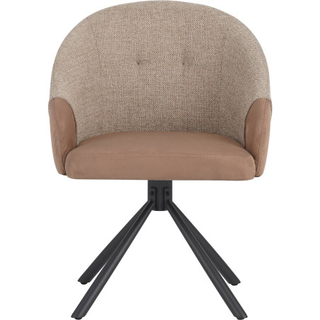 Upholstered dining chair with swivel function (#3364)
