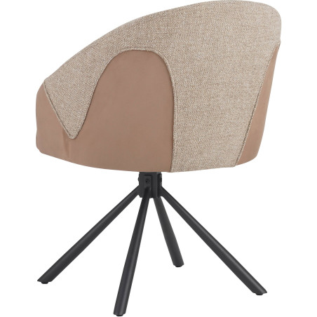 Upholstered dining chair with swivel function (#3364)